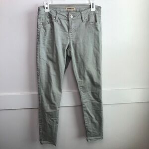 Blue Spice Light Green Skinny Ankle Jeans